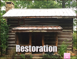 Historic Log Cabin Restoration  Montgomery County, Ohio
